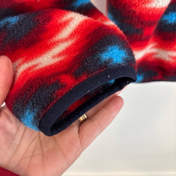 Patagonia Vintage Synchilla Wild Dessert pullover snap T fleece swearshit size M - Picture 8 of 9